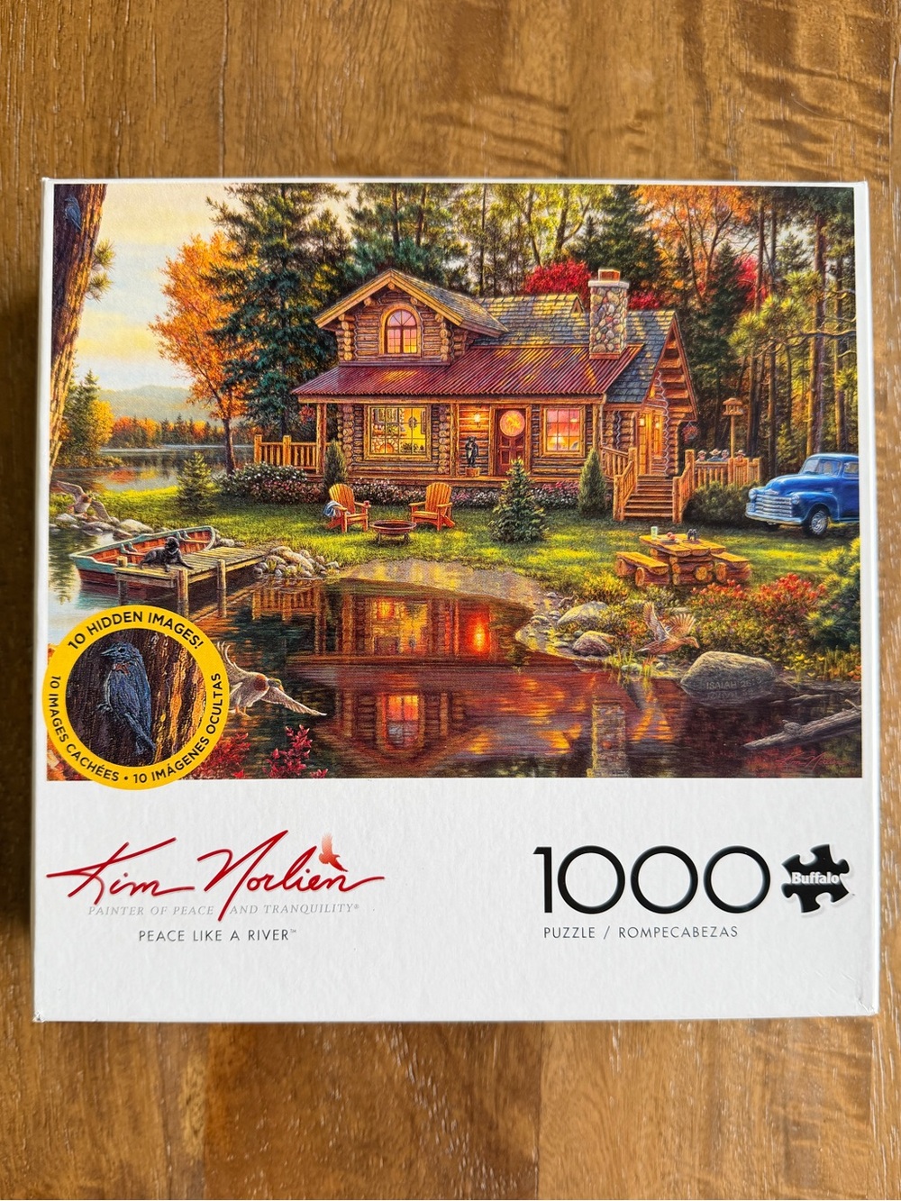 Buffalo “Peace Like a River” Kim Norlien 1000 piece puzzle